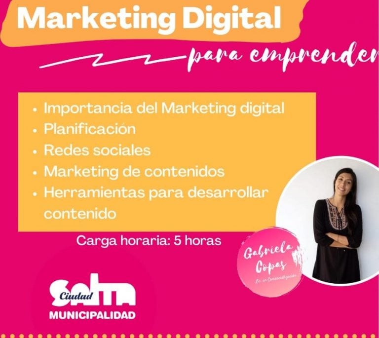 Llega una capacitación de Marketing para mujeres emprendedoras (Municipalidad de Salta)