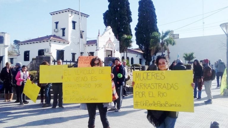 Protesta de vecinos de Bamba