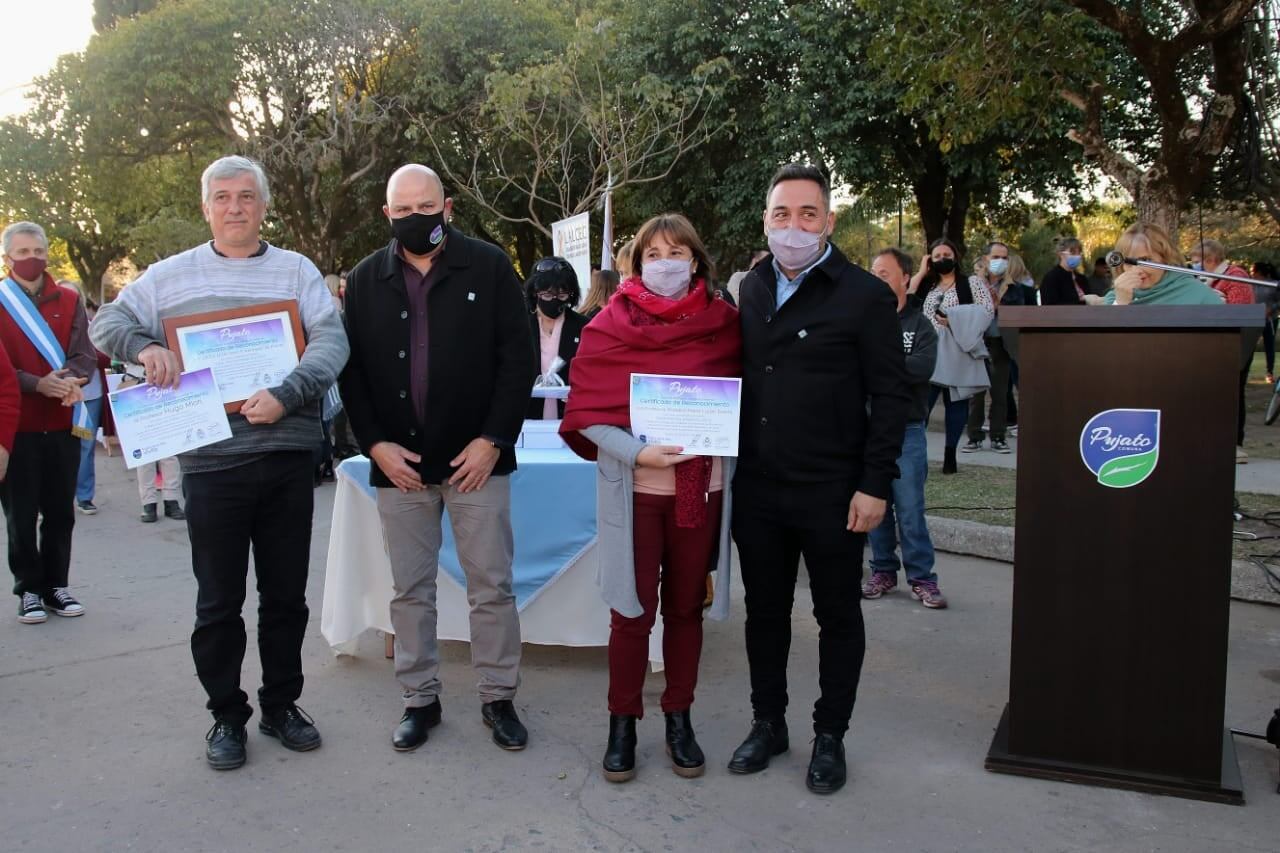 Imágenes del festejo del 142 aniversario de la fundación de Pujato (Facebook Comuna de Pujato)