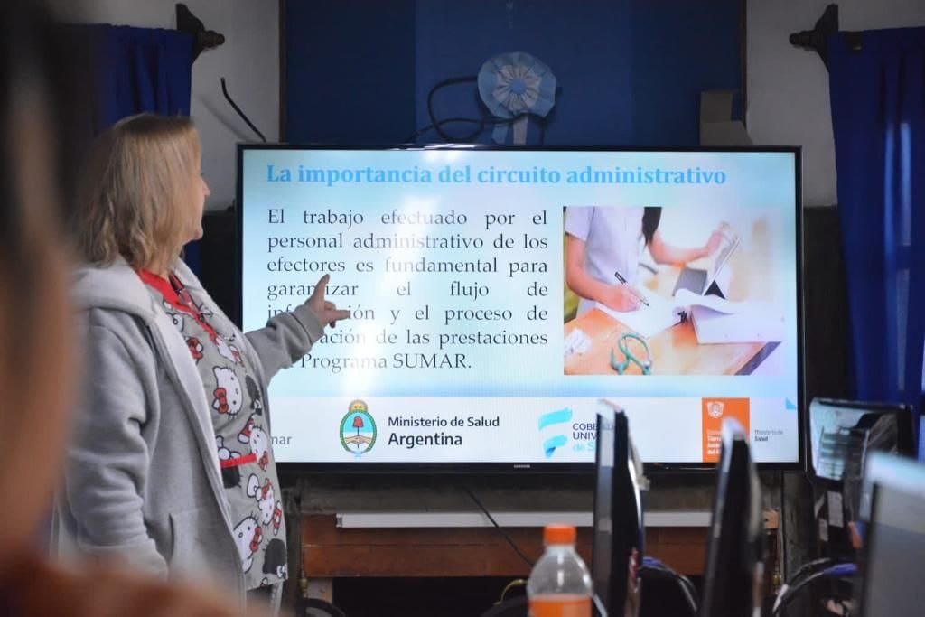 “Plan Sumar” capacitó al personal administrativo de salud Municipal