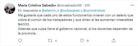 Repercusiones en redes sociales sobre el Boletín oficial del Gobierno sobre beneficios a docentes.