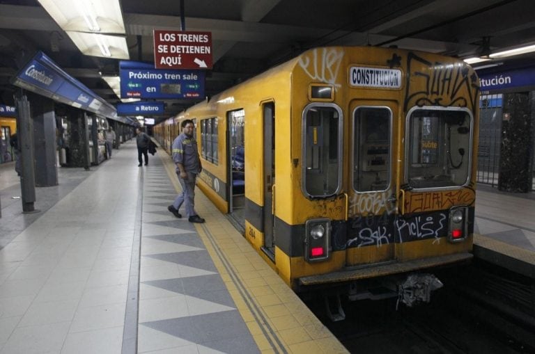 Subte porteño. (Web)