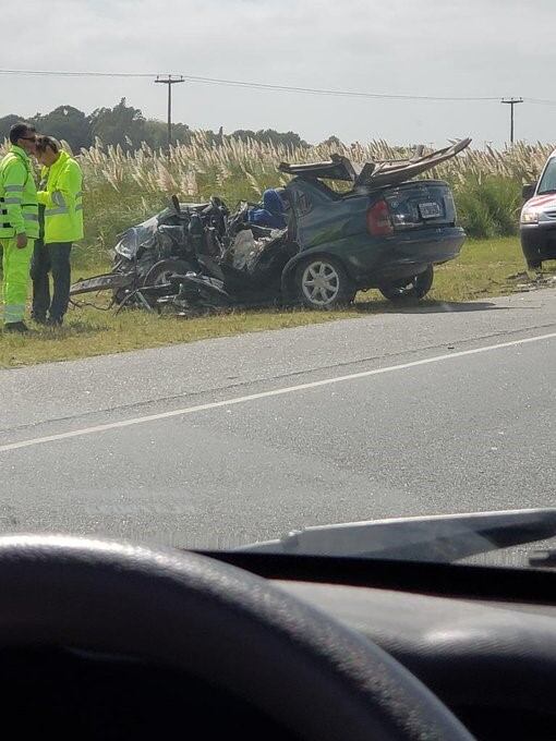 Trágico choque múltiple en la ruta 11: un muerto y tres heridos