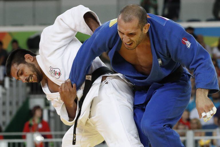 Emmanuel Lucenti en competencia. (AFP)