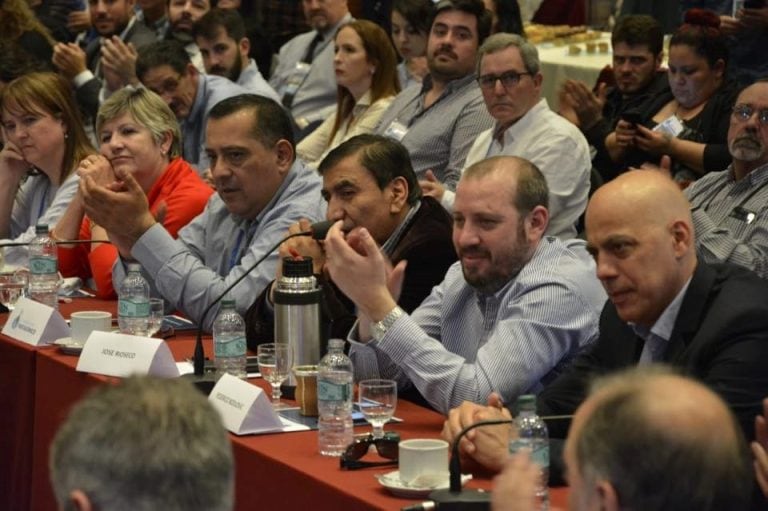 Guillermo Mercado en el cuarto encuentro del Bloque patagónico