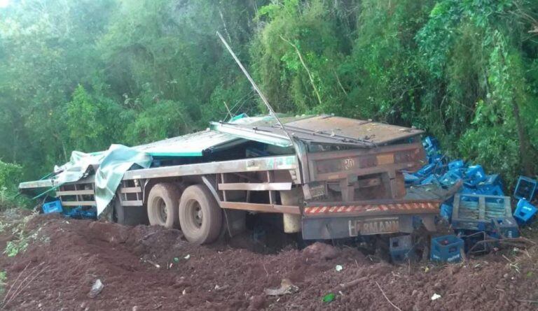 Un camionero murió en un accidente sobre Ruta 17. (Foto: El Territorio)