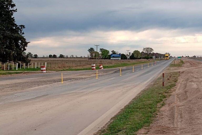 Desvío por Susana por autopista de la ruta 34