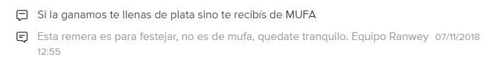 "Es para festejar", aseguró el vendedor.