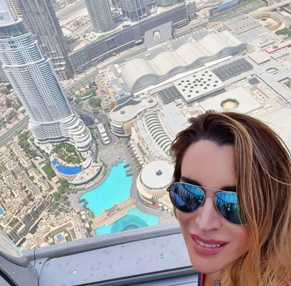 Fátima Florez deslumbró con sus curvas en Dubai. Instagram/soyfatimaflorez