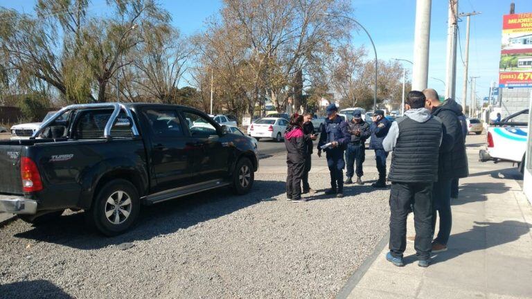 El asalto ocurrió en la avenida de Circunvalación y Juan B. Justo.