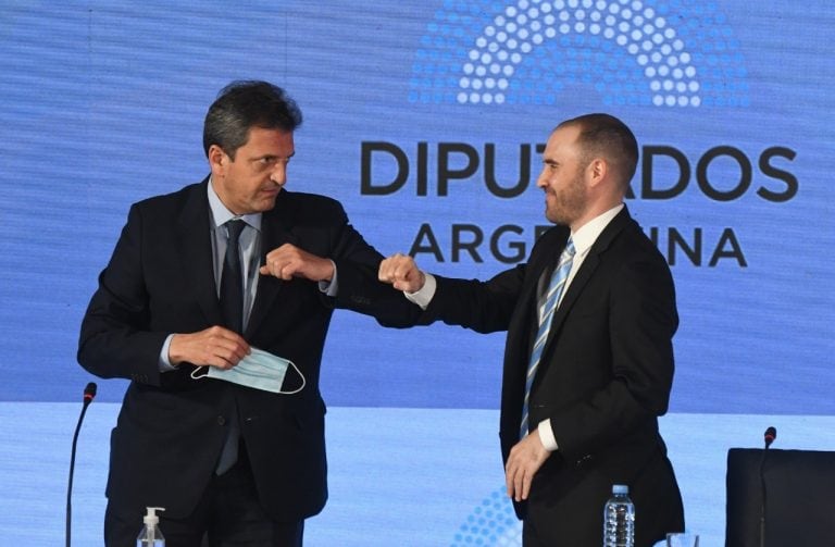 Massa y Guzmán. (Foto: Clarín)