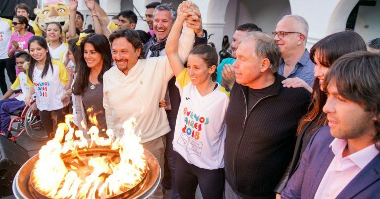 Salta, el séptimo relevo del Tour de la Antorcha (Fotos: Pablo Elías/Buenos Aires 2018).