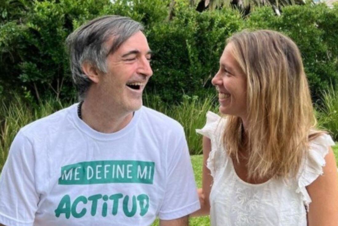 Esteban Bullrich junto a su esposa. (Instagram)