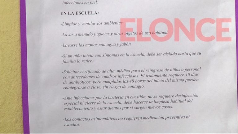 Hubo críticas y reclamos tras las desinfecciones en las escuelas. Fotos: El Once