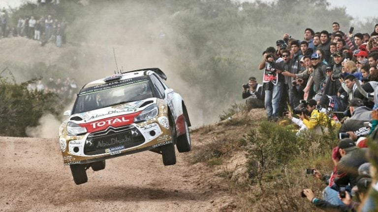 Meeke, cuando ganó en 2015 en Córdoba con Citroën.