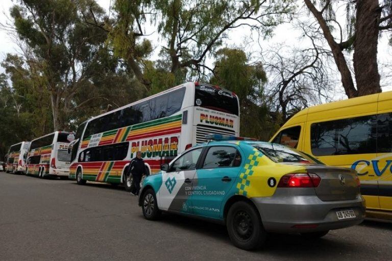 Control de Transportes en La Plata (web).