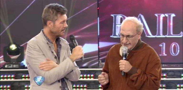 Freddy Villarreal en Showmatch imitando a De la Rúa.