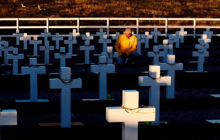 Las Malvinas, 36 años después. (Foto: Clarín / Fernando de la Orden)