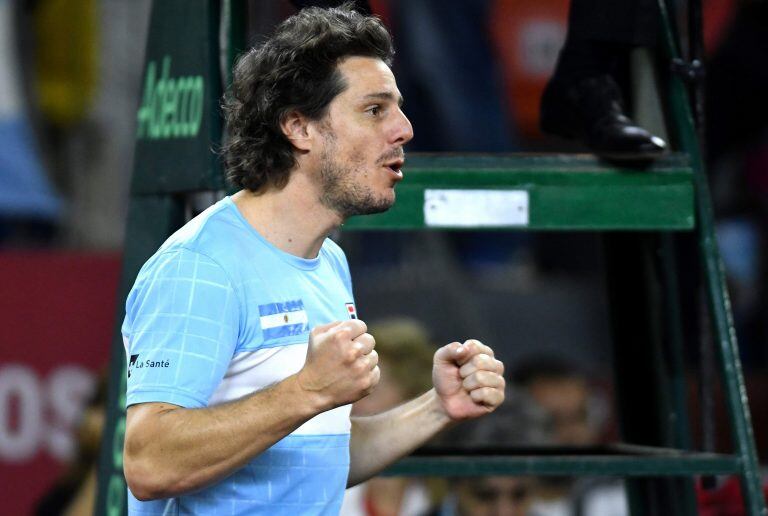 Gaston Gaudio debutó como capitán (Foto: Andrés Larrovere/AFP)