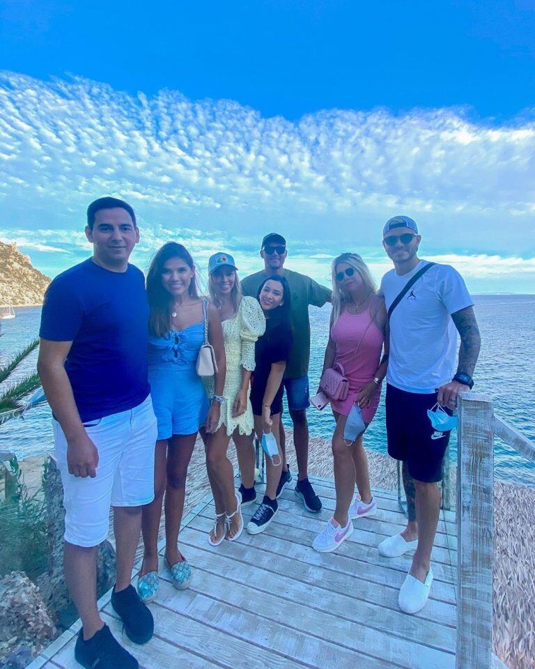 Vacaciones de Wanda Nara y Mauro Icardi en Ibiza (Foto: Instagram)