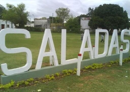 Saladas lugar donde encontraron sin vida a una mujer enterrada en el fondo de la casa.