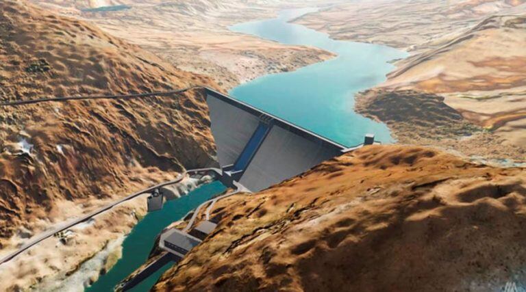 Portezuelo del Viento se construirá sobre el río Grande en Malargüe.