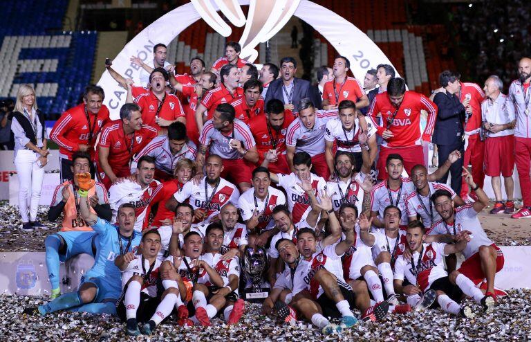 Las mejores fotos de la "Superfinal" ganada por River. Foto: EFE.