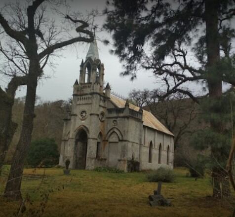 Capilla de Río Blanco viste desde el jardín. (Web)