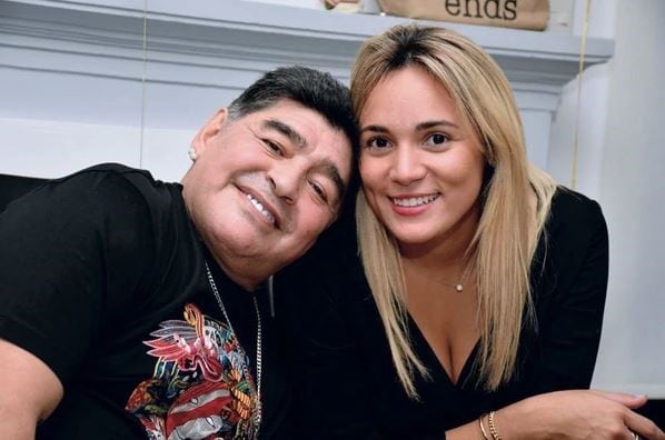 Diego Maradona y Rocío Oliva