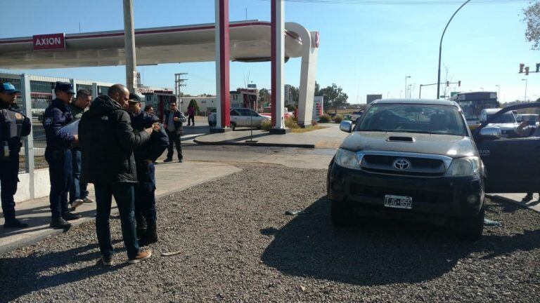 El asalto ocurrió en la avenida de Circunvalación y Juan B. Justo.