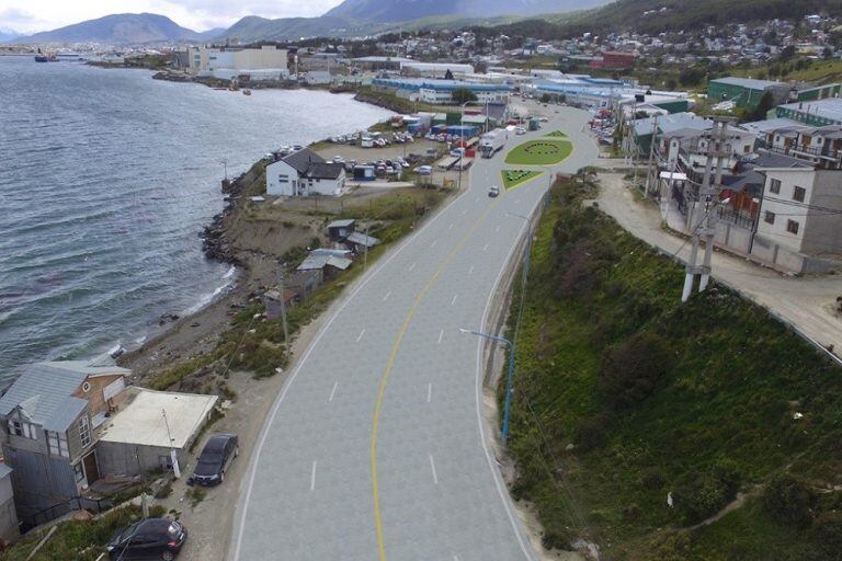 Avenida Perito Moreno, continúan las obras