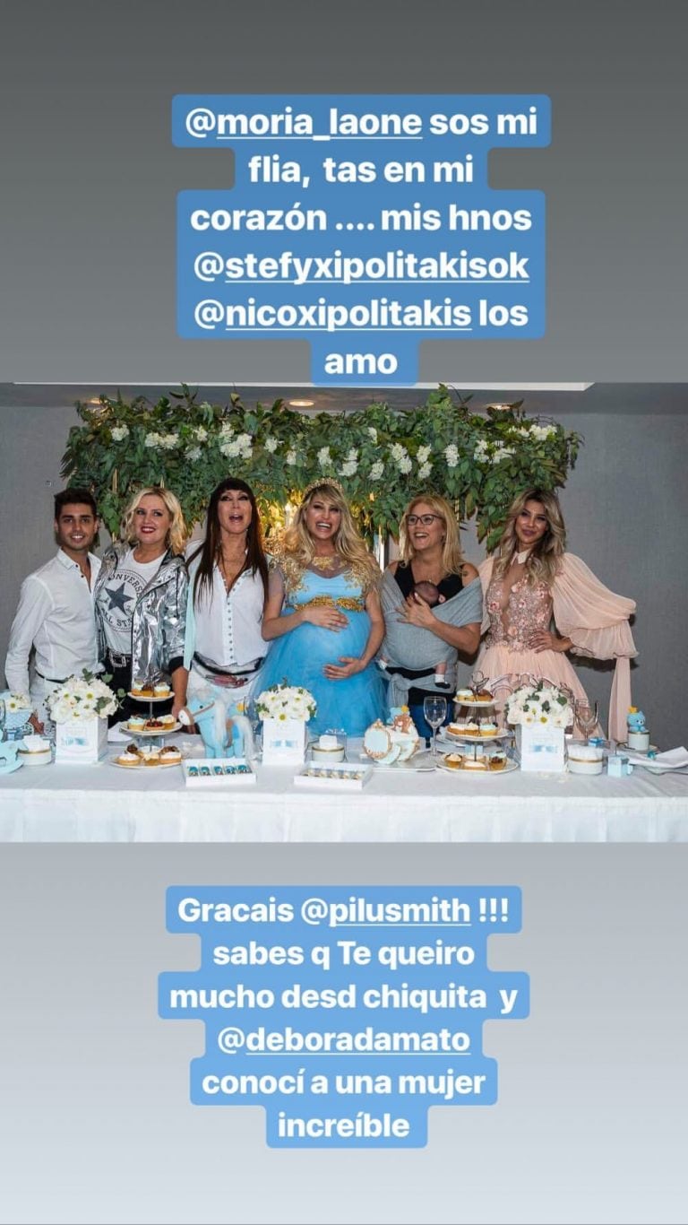 Así fue el excéntrico baby shower de Vicky Xipolitakis