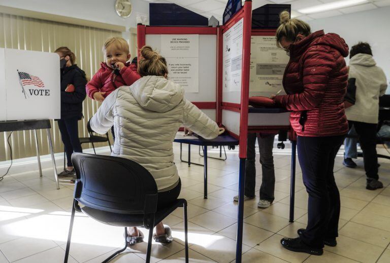 Votantes. (Elecciones, Estados Unidos) EFE/EPA/TANNEN MAURY