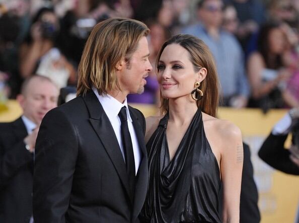 Brad y Angelina. 