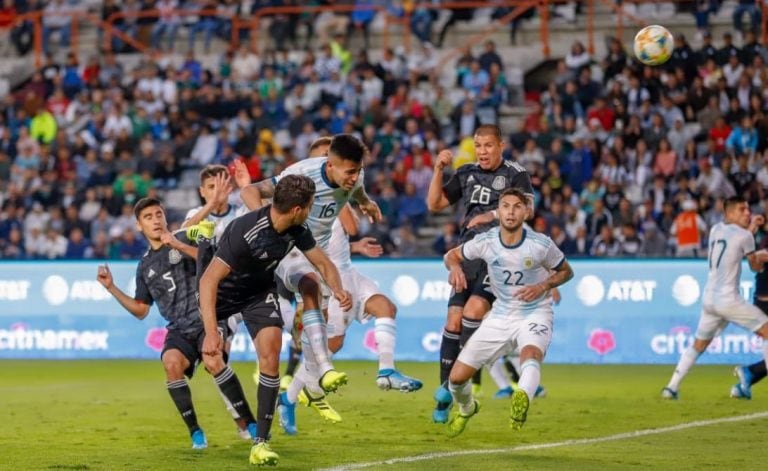 Amistoso Sub 23: la Selección empató en la revancha con México (Foto: Twitter)