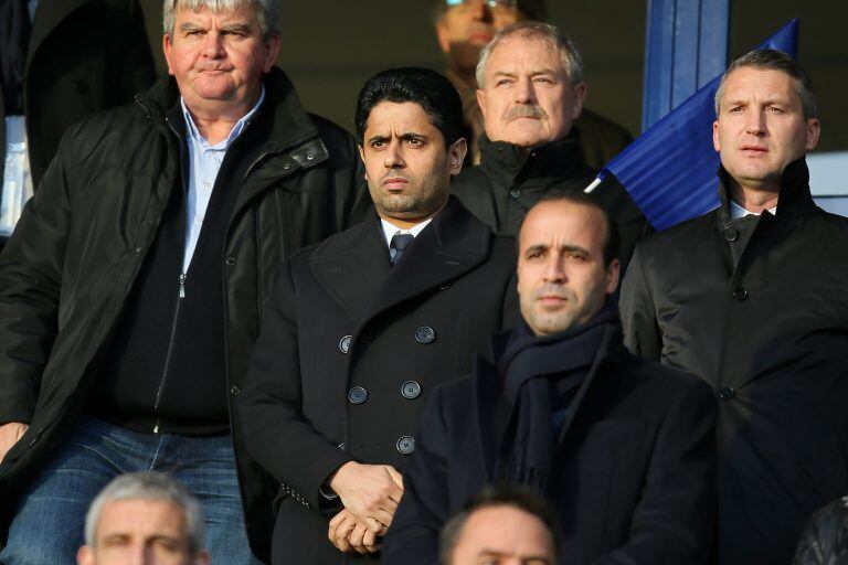 Nasser Al-Khelaïfi presidente del Paris Saint-Germain francés. (AP Photo/David Vincent)