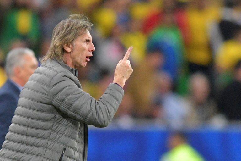 Ricardo Gareca, entrenador del seleccionado peruano. Carl DE SOUZA / AFP)