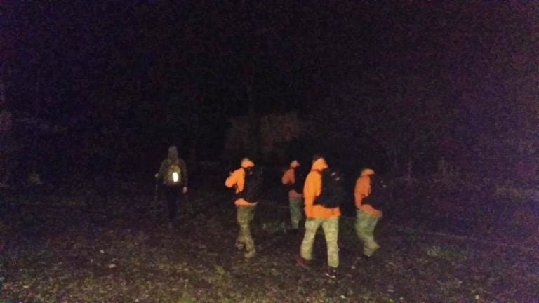 Búsqueda contrareloj de una joven en los cerros de Campo Quijano. (Policía de Salta)