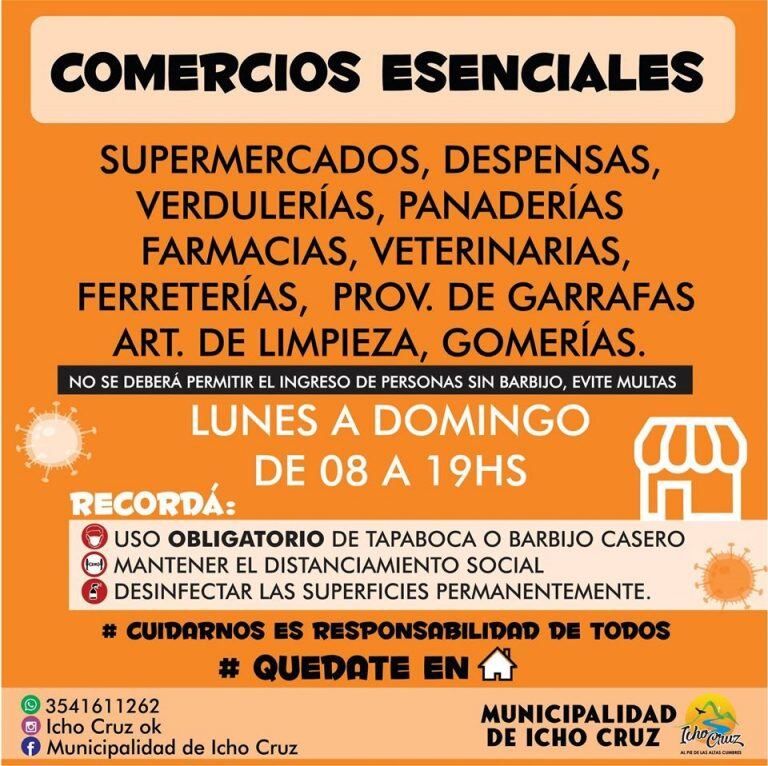 Algunas de las actividades exceptuadas en Icho Cruz desde este jueves 21 de mayo.