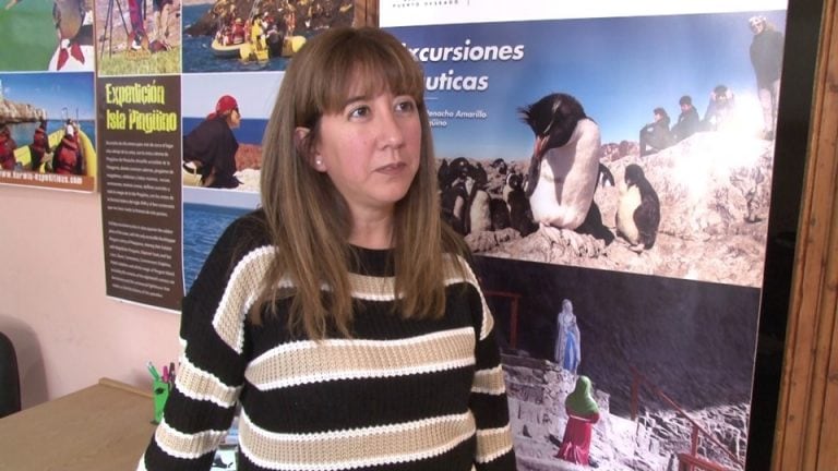 puerto deseado La Directora de Turismo Jésica Gomez