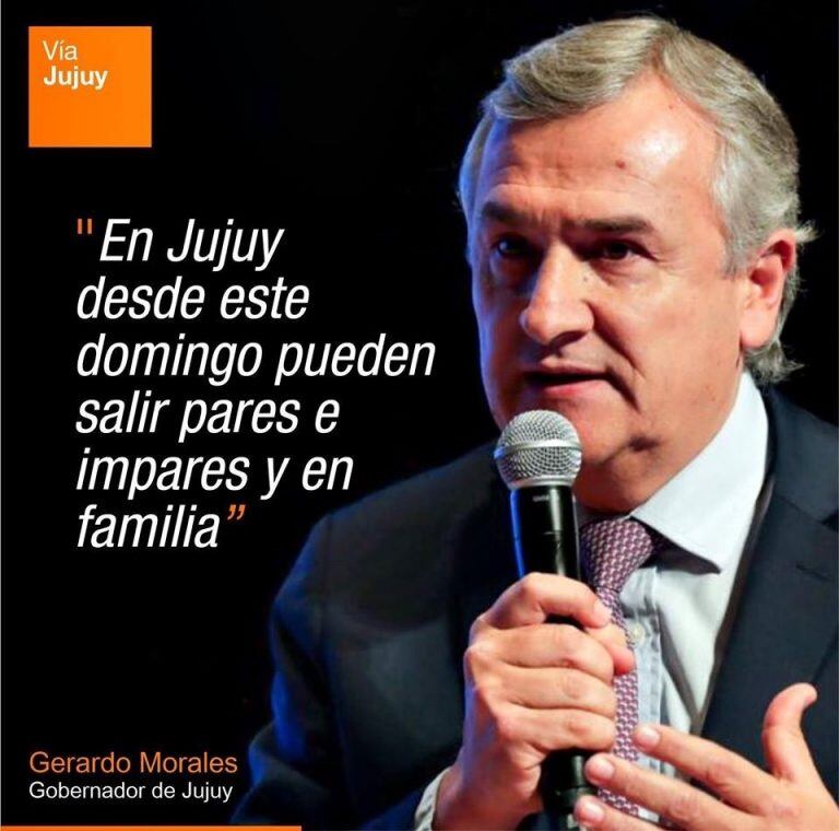 En Jujuy se habilitó a la ciudadanía a salir los días domingo, sin restricción de número de documento.