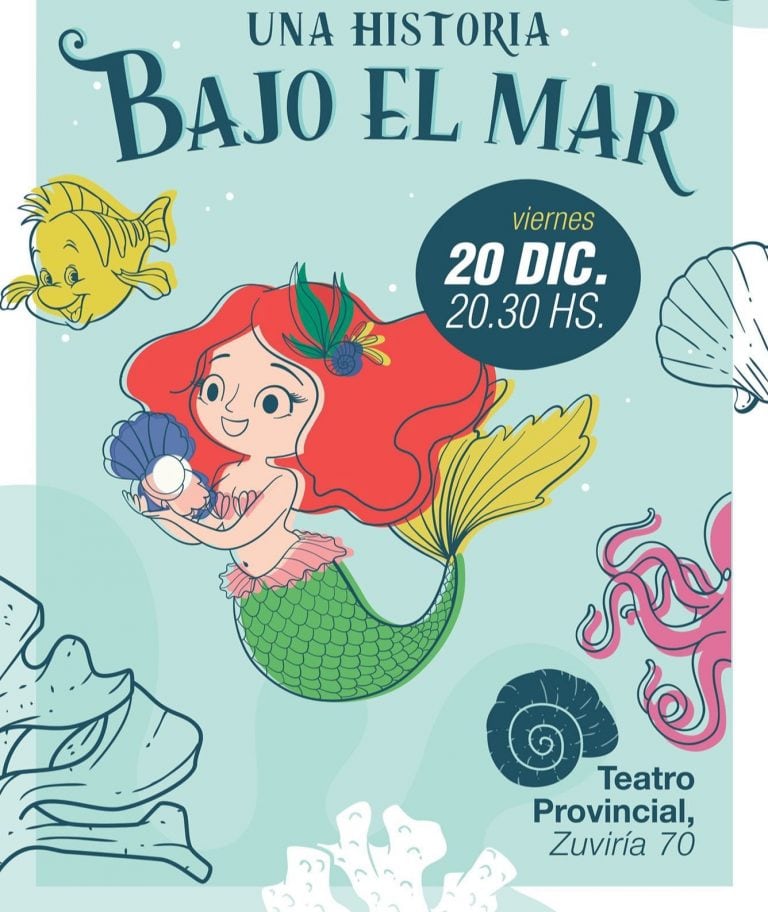 Presentación de Una Historia Bajo el Mar (Facebook Estudio de Danzas Macarena Pérez Cristóbal)