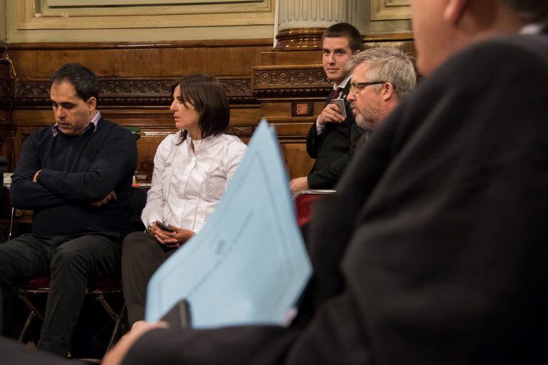 Reunión en el Senado por asignaciones familiares