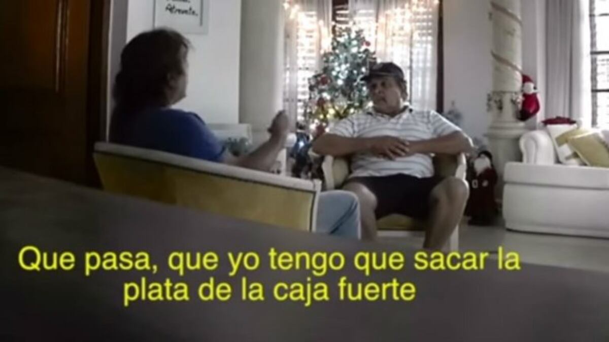 Se conoció uno de los videos que complicaría al padre de Diego Hak