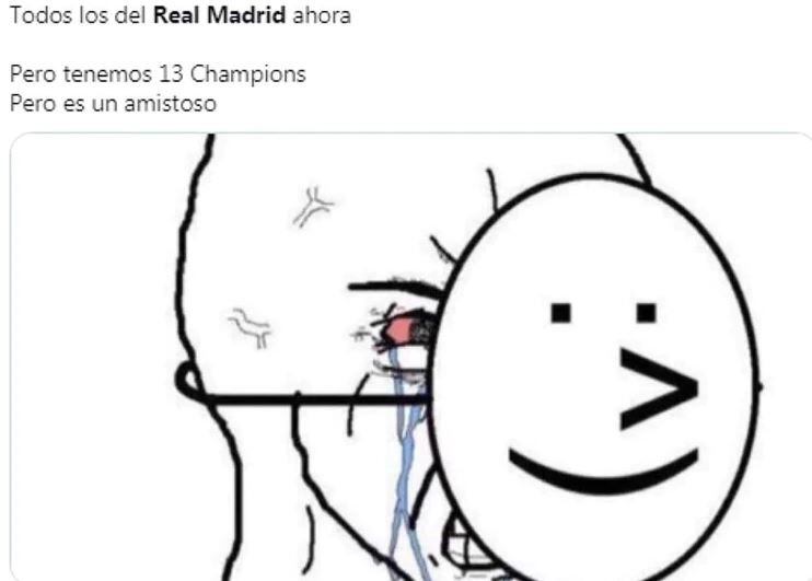 Memes de la derrota del Real Madrid por 7-3 ante el clásico frente al Atlético (Foto: redes).