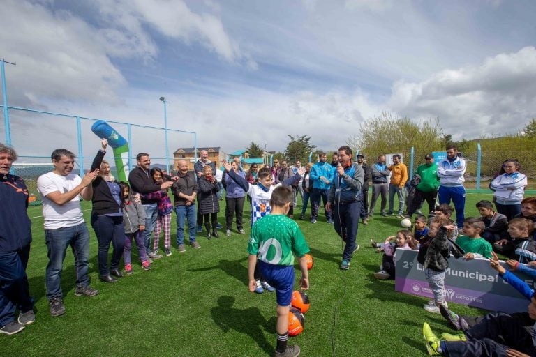 Inauguración de la cancha " El Choconcito"