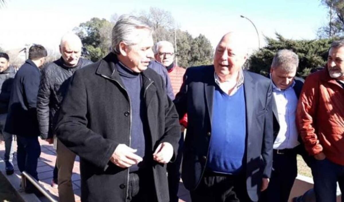 Alberto Fernández llegó a General Deheza para reunirse con Urquía