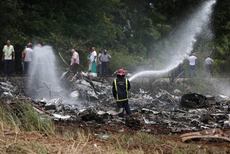 Accidente aéreo en Cuba. Foto: REUTER.