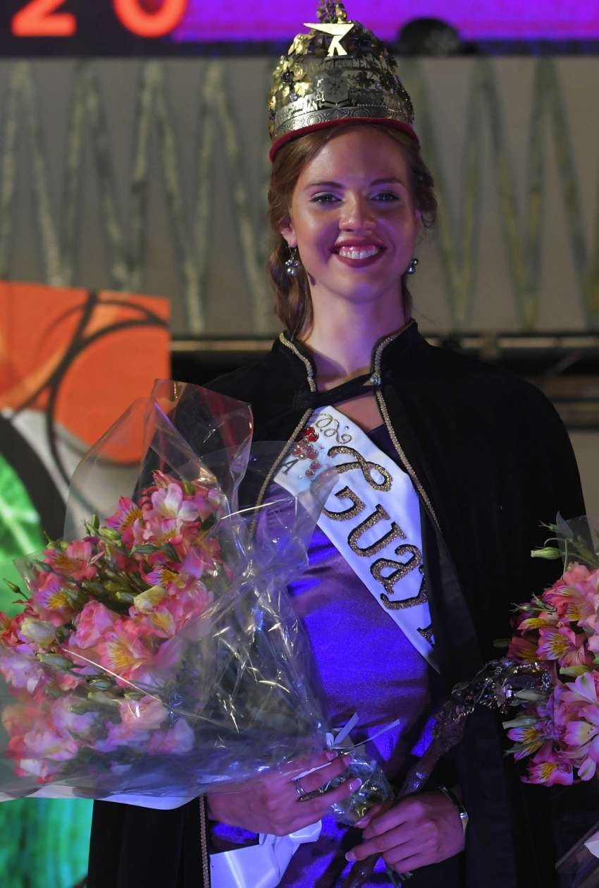 Sofía Grangetto, reina de Guaymallén por tercer año consecutivo. (Orlando Pelichotti / Los Andes)