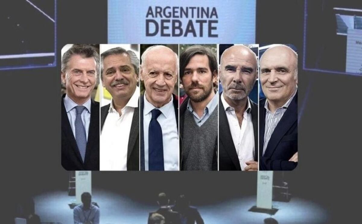 Debate presidencial: seis candidatos y toda la tensión electoral en TV